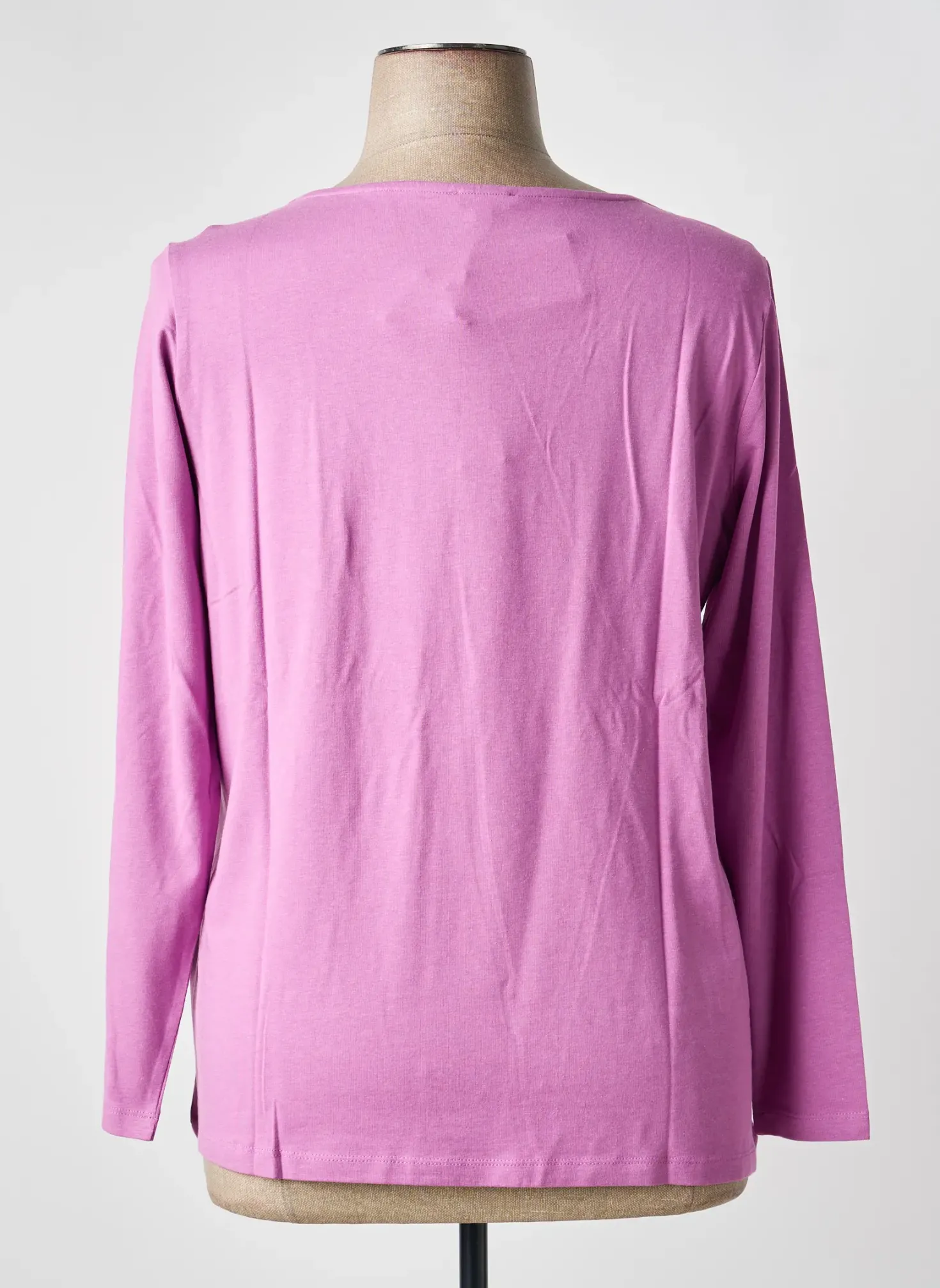Top Sheego Rose Manches Longues