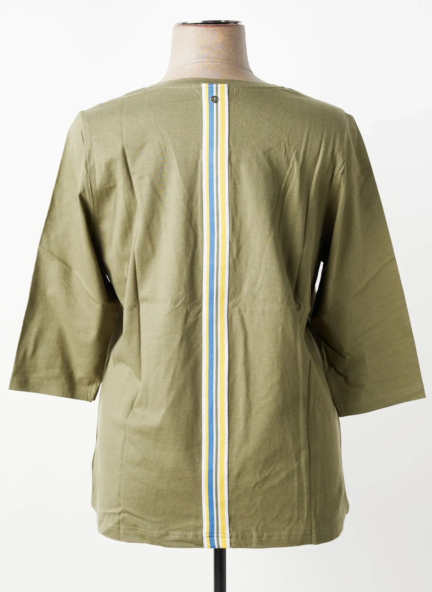 Top Sheego Vert Manches 3/4
