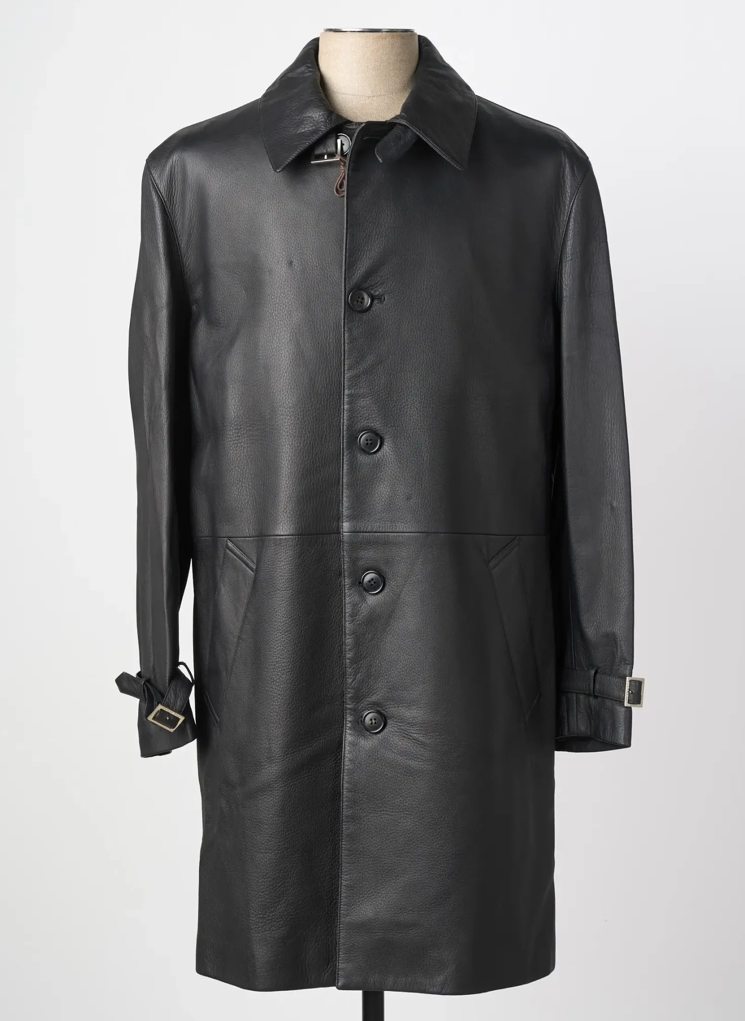 Trench Seraphine Marron Sans Capuche
