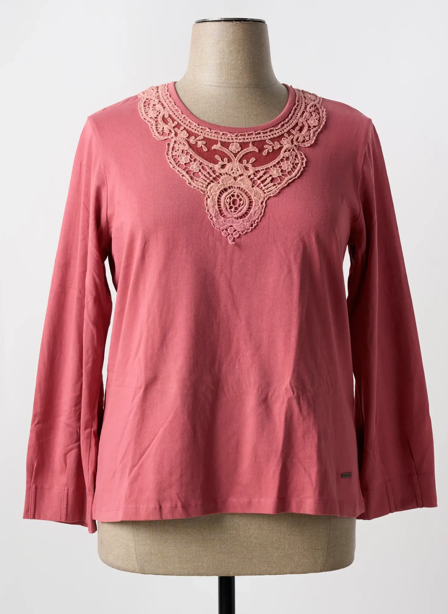 T-shirt Agathe & Louise Rose Manches Longues
