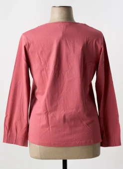 T-shirt Agathe & Louise Rose Manches Longues