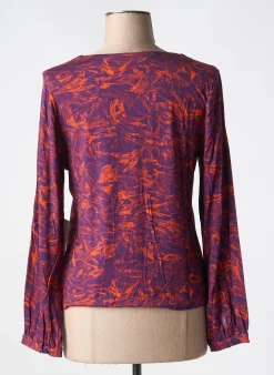 T-shirt Agathe & Louise Violet Manches Longues
