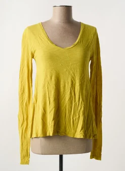 T-shirt American Vintage Vert Manches Longues