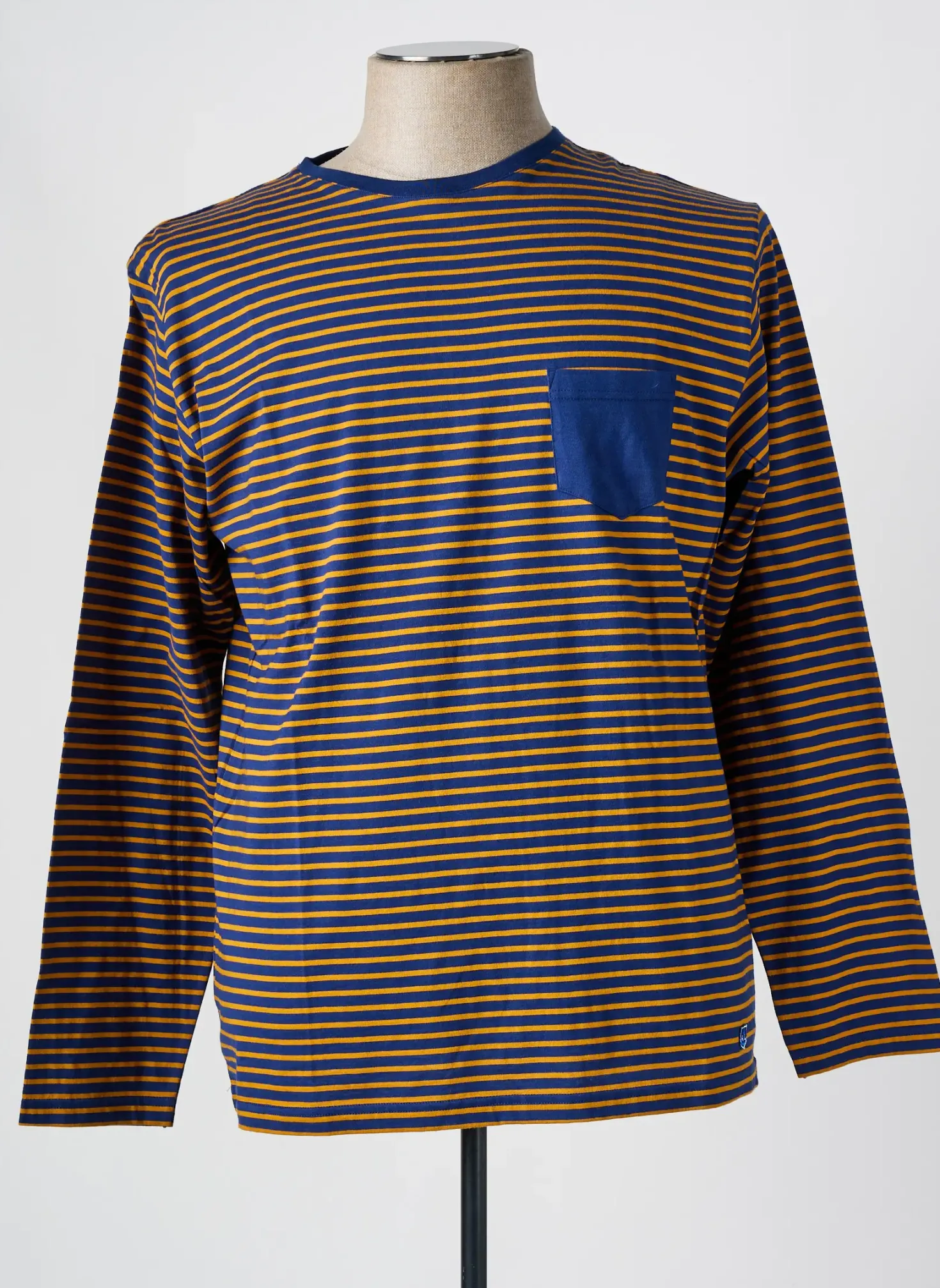 T-shirt Armor Lux Bleu Manches Longues