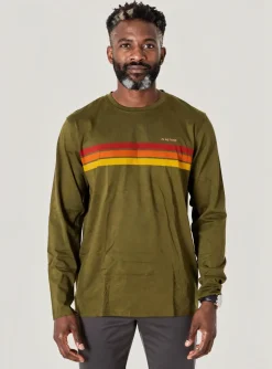 T-shirt Astore Vert Manches Longues