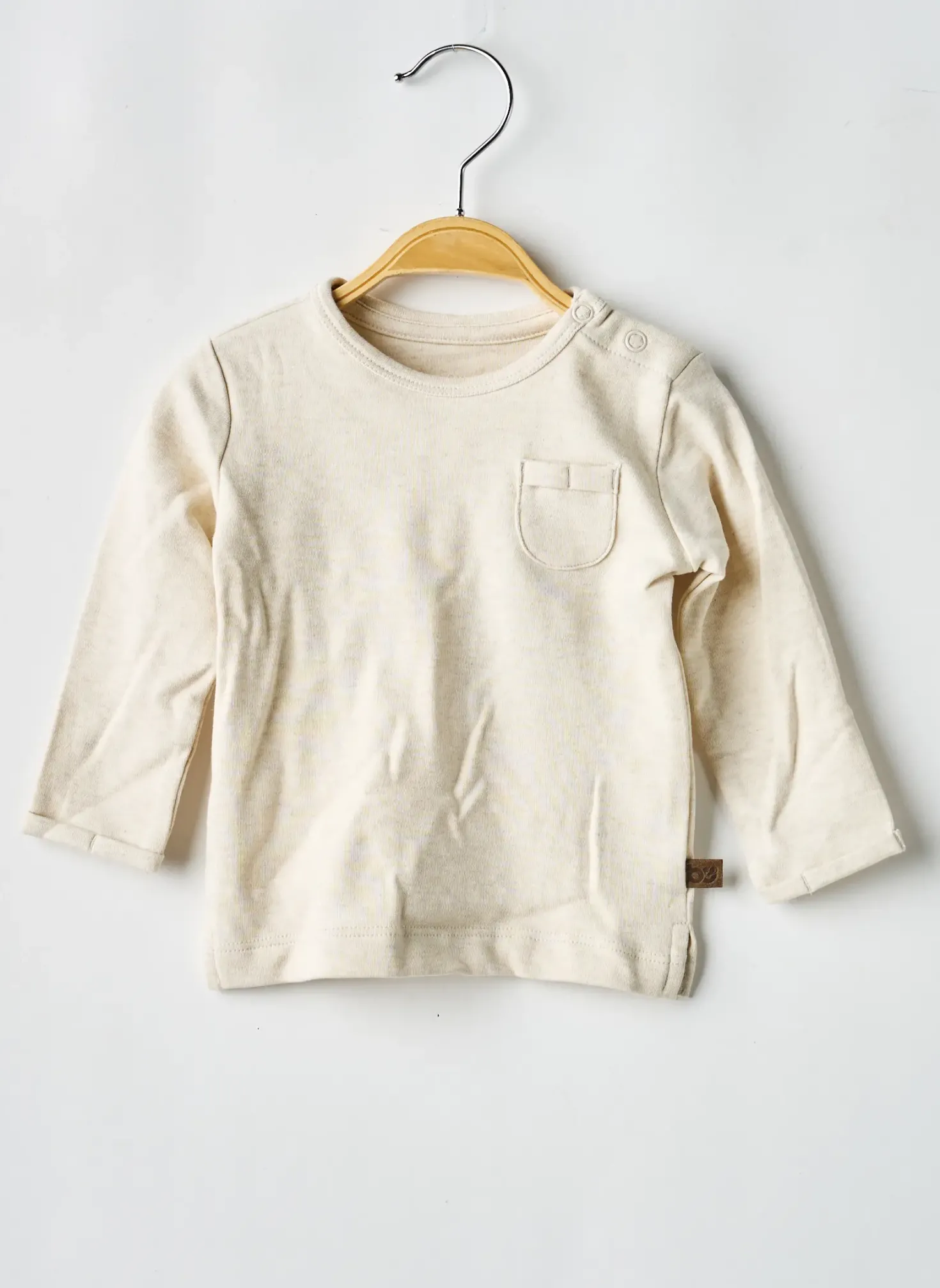 T-shirt Baby's Only Beige Manches Longues