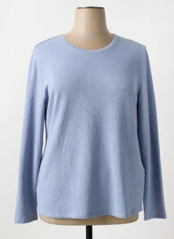 T-shirt Barbara Lebek Bleu Manches Longues