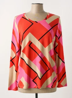 T-shirt Betty Barclay Rouge Manches Longues