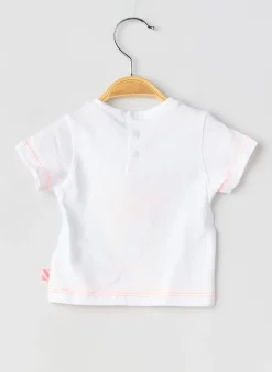 T-shirt Billieblush Blanc Manches Courtes