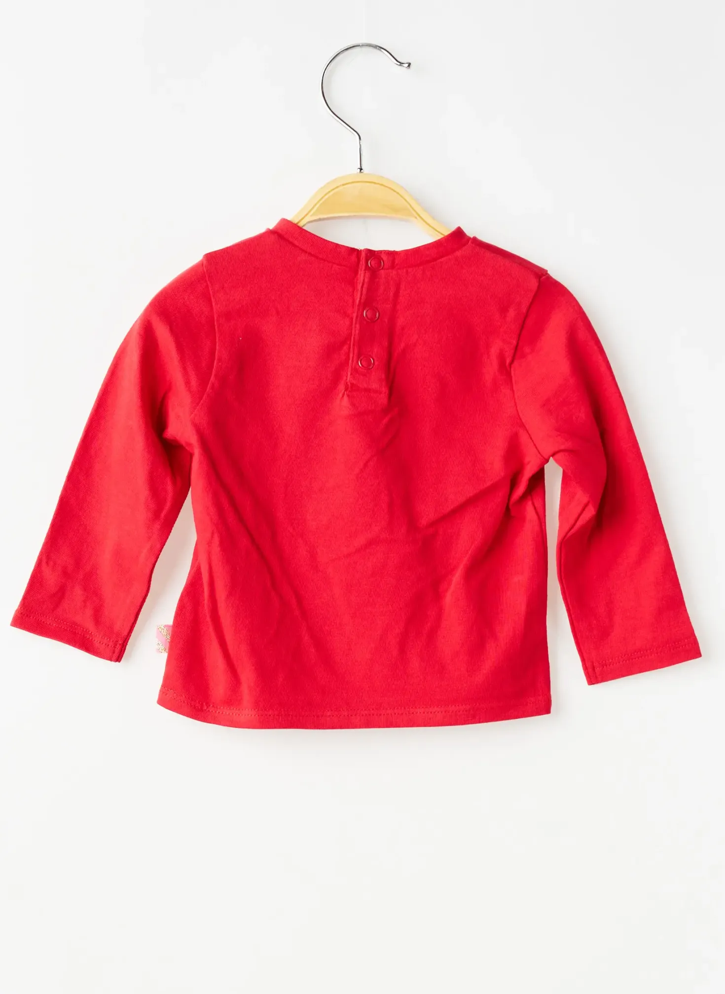 T-shirt Billieblush Rouge Manches Longues