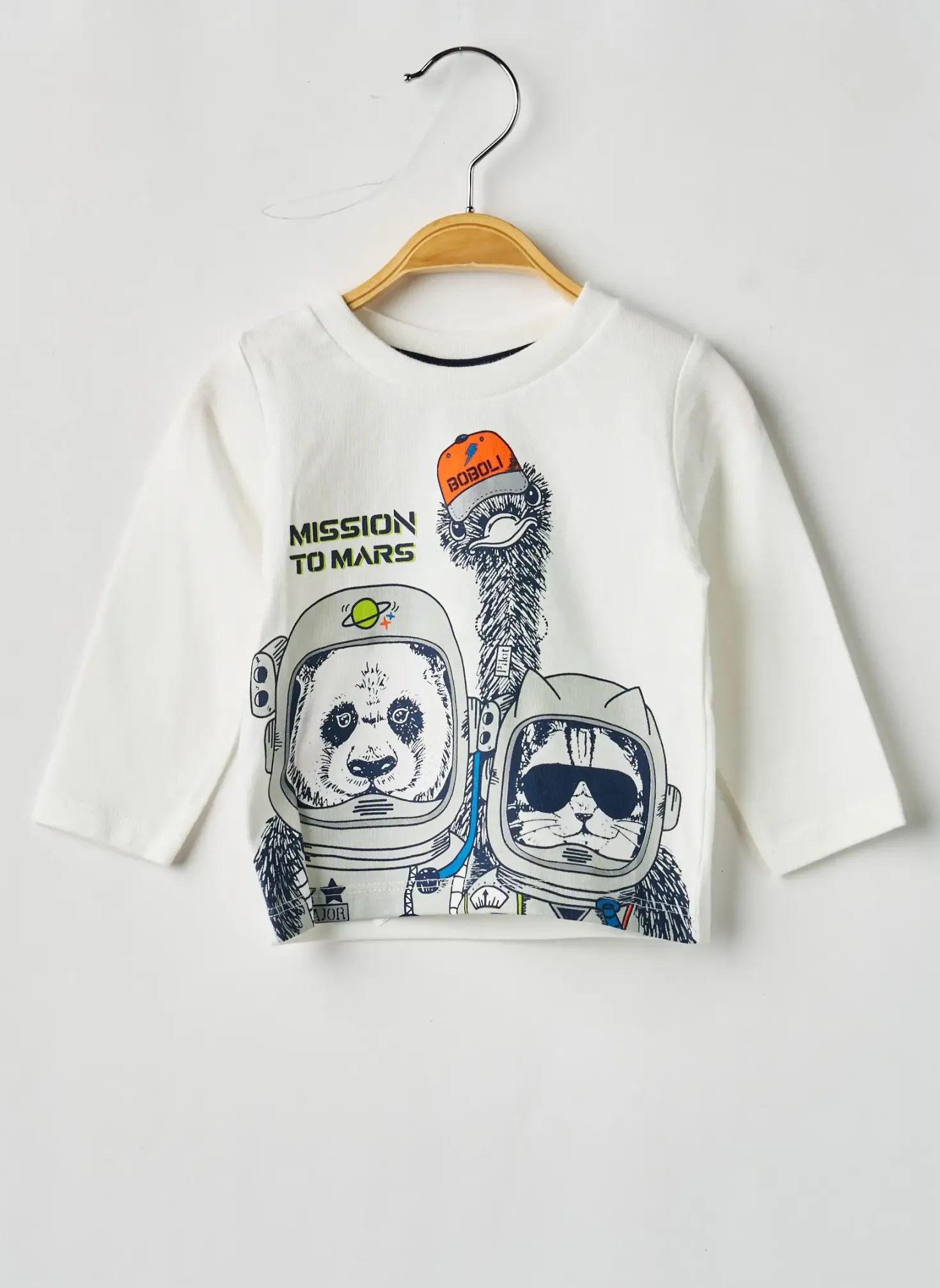 T-shirt Boboli Blanc Manches Longues