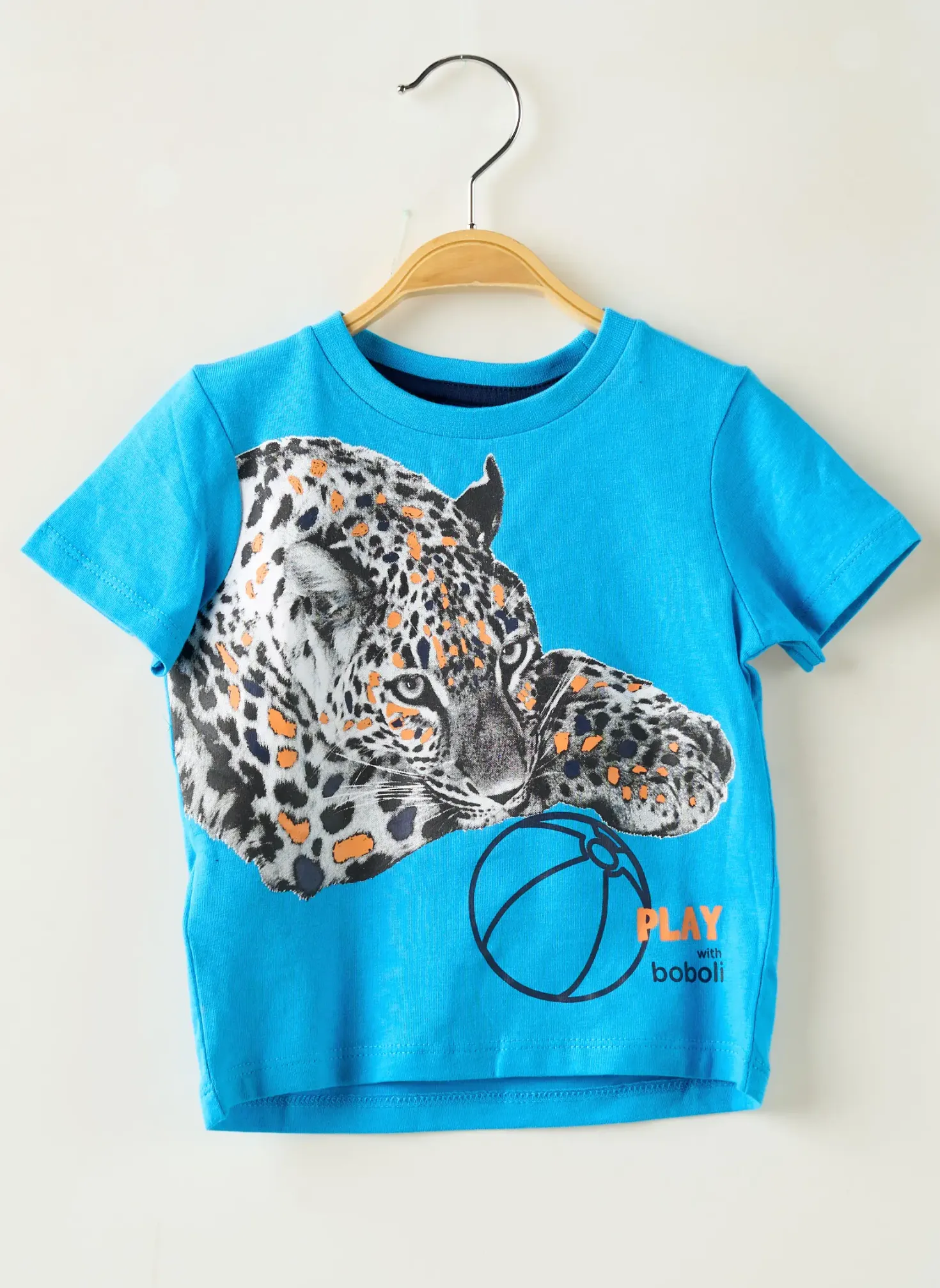 T-shirt Boboli Bleu Manches Courtes