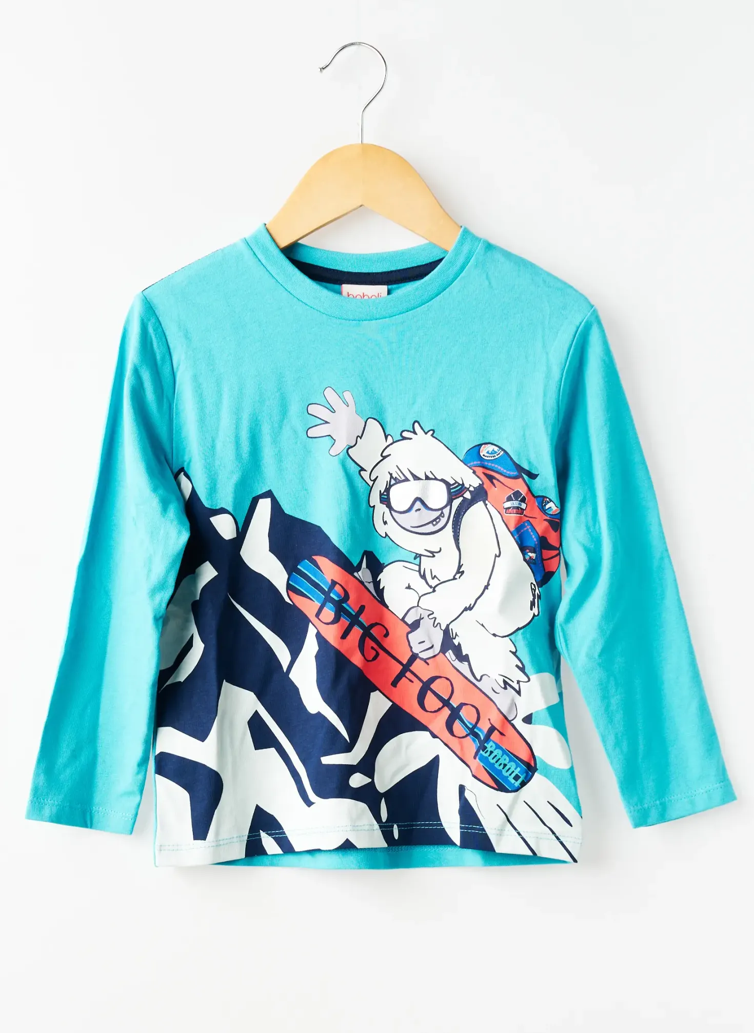 T-shirt Boboli Bleu Manches Longues