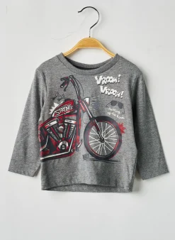 T-shirt Boboli Gris Manches Longues