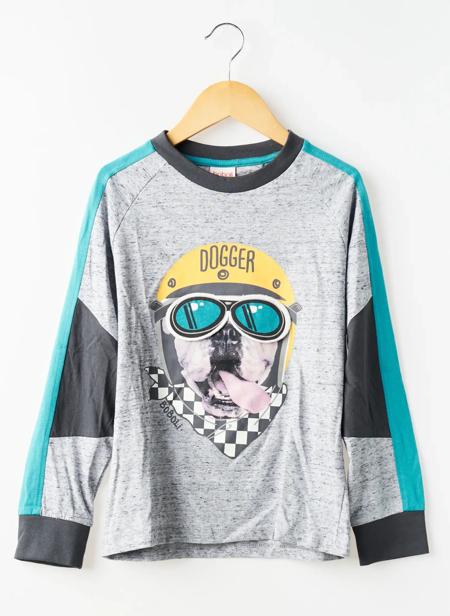 T-shirt Boboli Gris Manches Longues