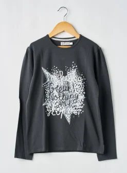 T-shirt Boboli Gris Manches Longues