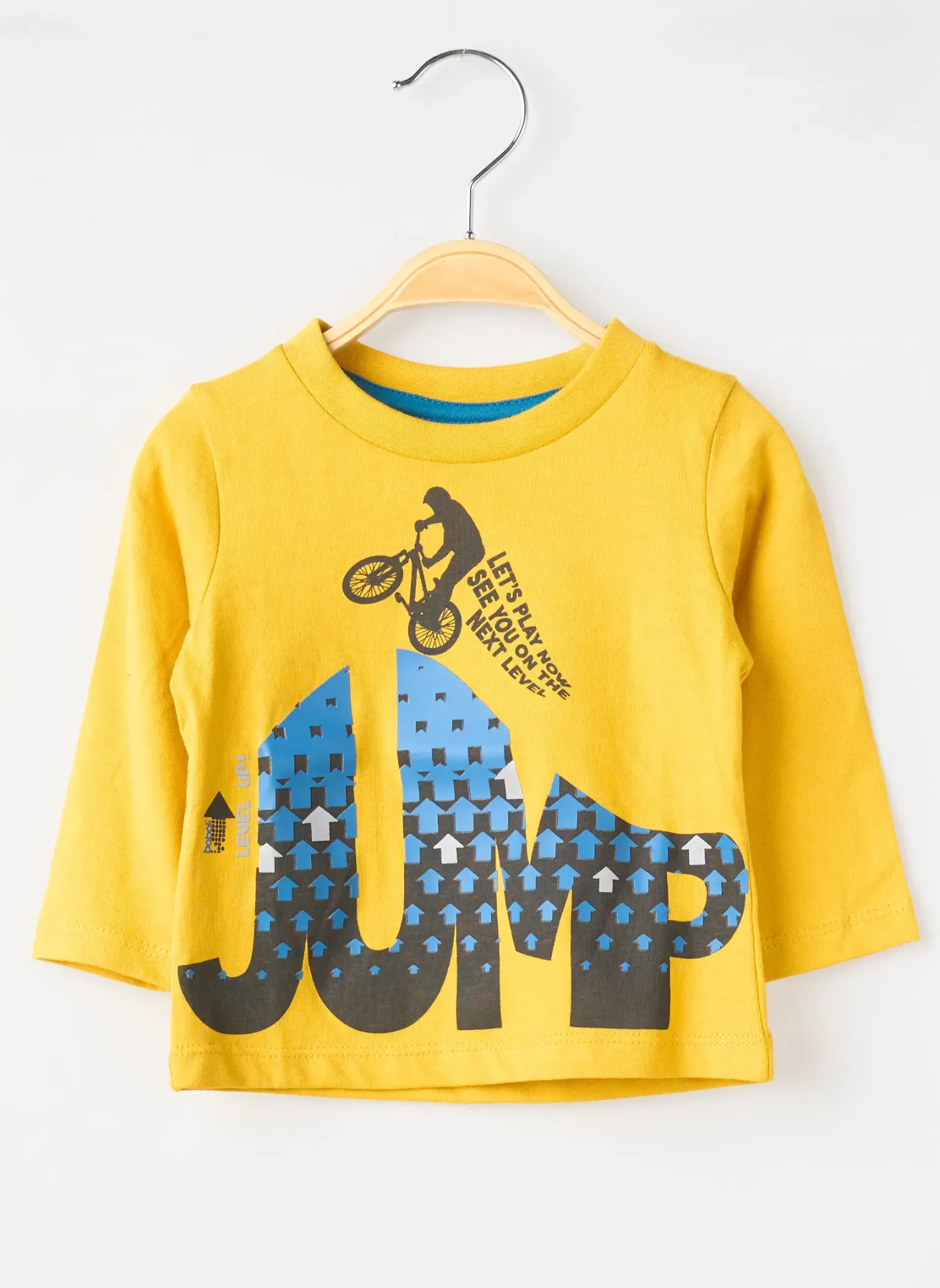 T-shirt Boboli Jaune Manches Longues