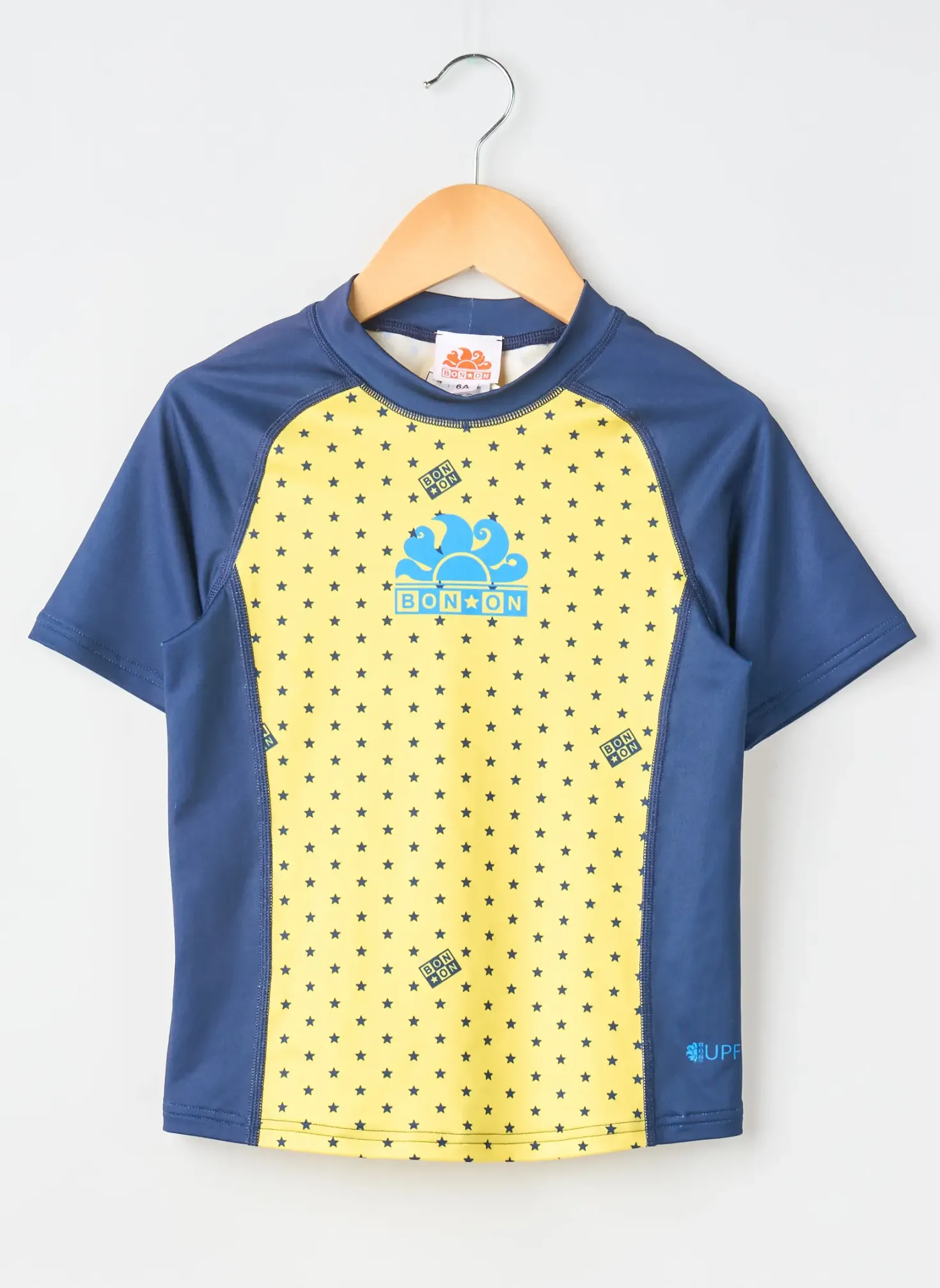 T-shirt Bon Bon Bleu Manches Courtes