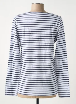 T-shirt Breizh Angel Bleu Manches Longues
