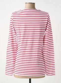 T-shirt Breizh Angel Rouge Manches Longues