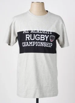 T-shirt Camberabero Gris Manches Courtes