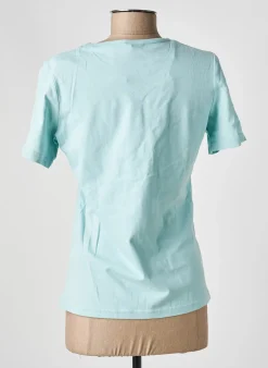 T-shirt Damart Bleu Manches Courtes