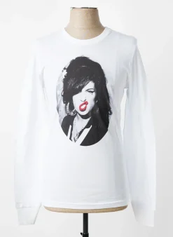 T-shirt David Baby Blanc Manches Longues