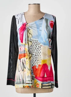T-shirt Dolcezza Noir Manches Longues