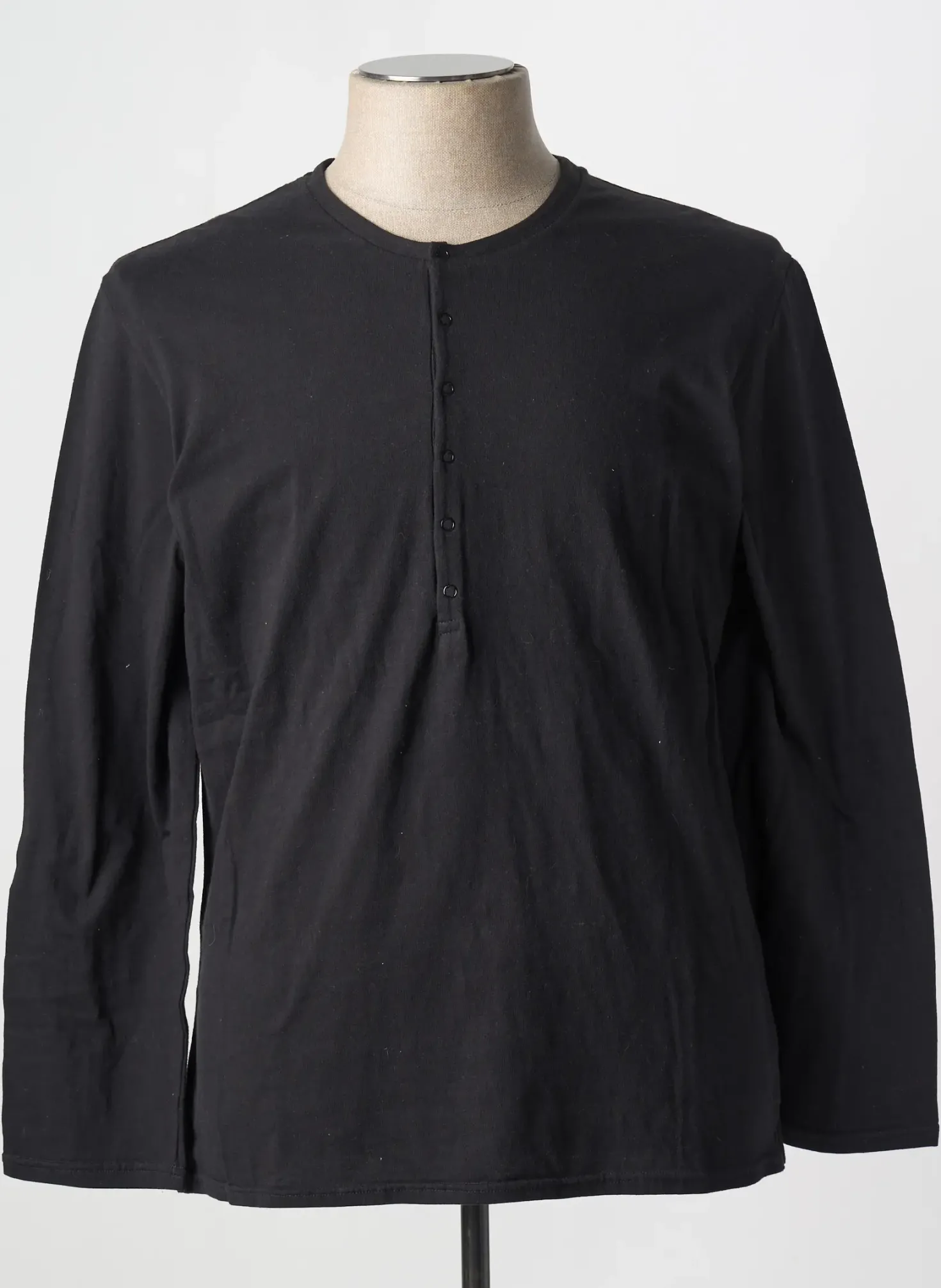 T-shirt Eminence Noir Manches Longues