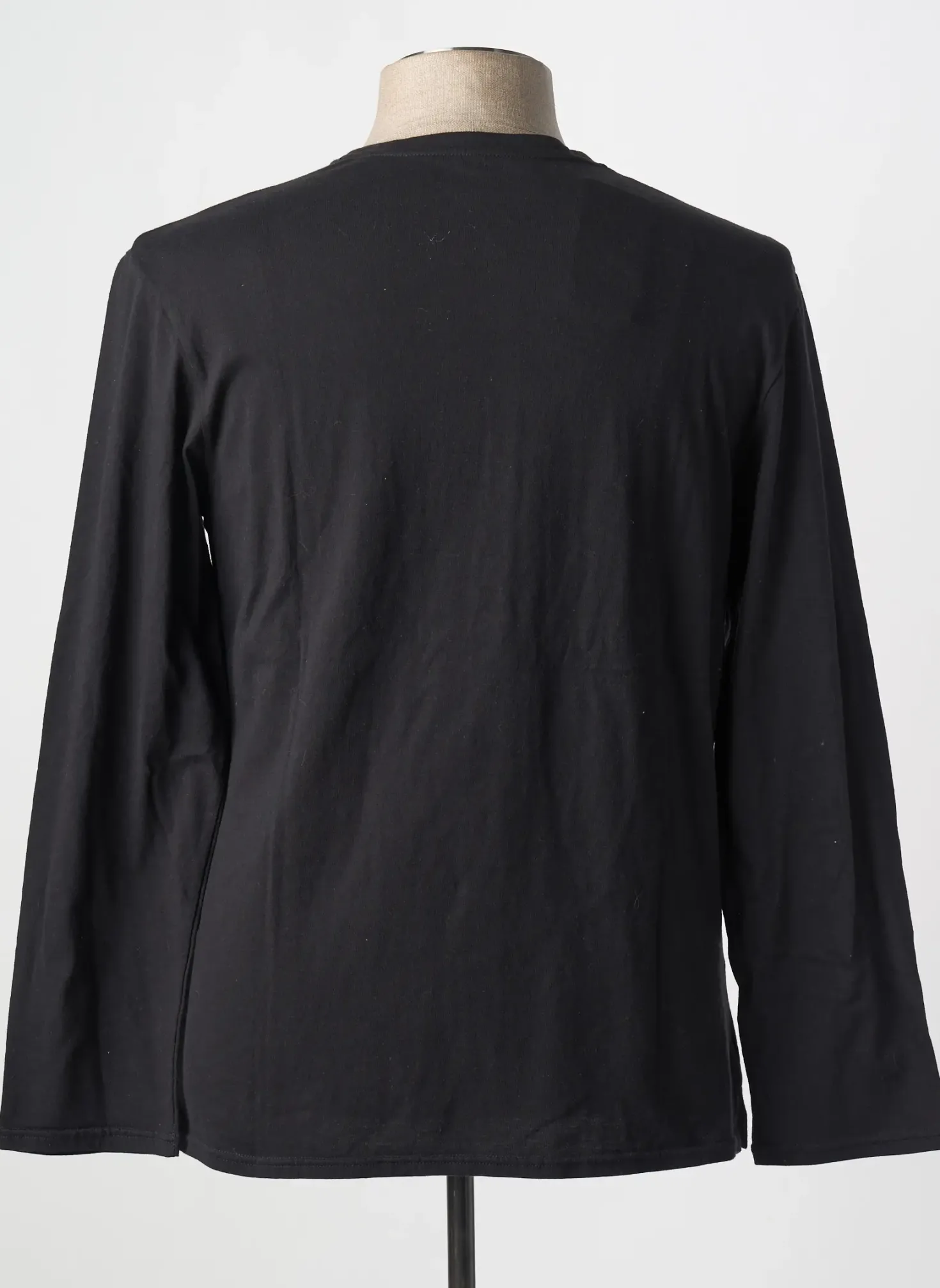 T-shirt Eminence Noir Manches Longues