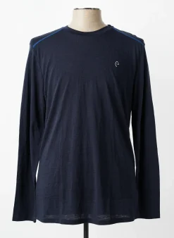 T-shirt Equitheme Bleu Manches Longues
