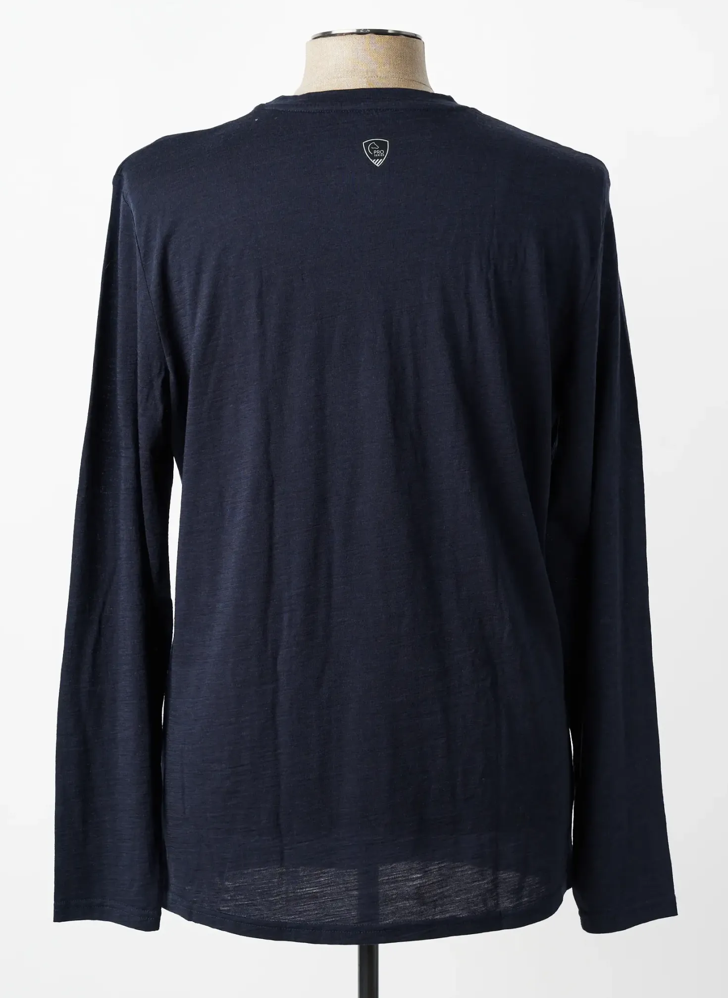 T-shirt Equitheme Bleu Manches Longues