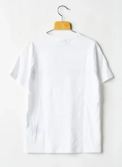 T-shirt Fila Blanc Manches Courtes