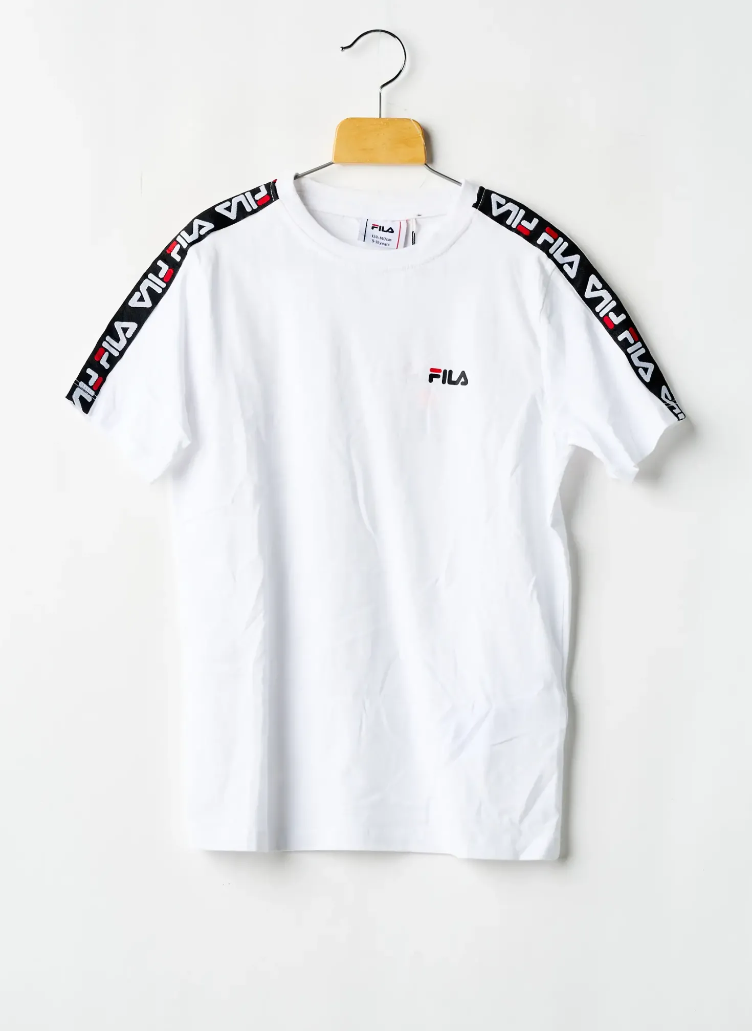 T-shirt Fila Blanc Manches Courtes