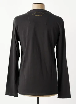 T-shirt Garcia Gris Manches Longues