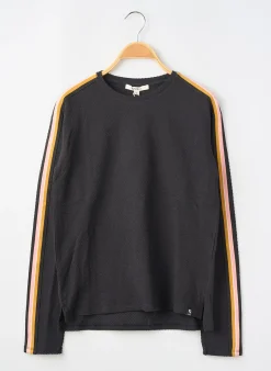 T-shirt Garcia Noir Manches Longues