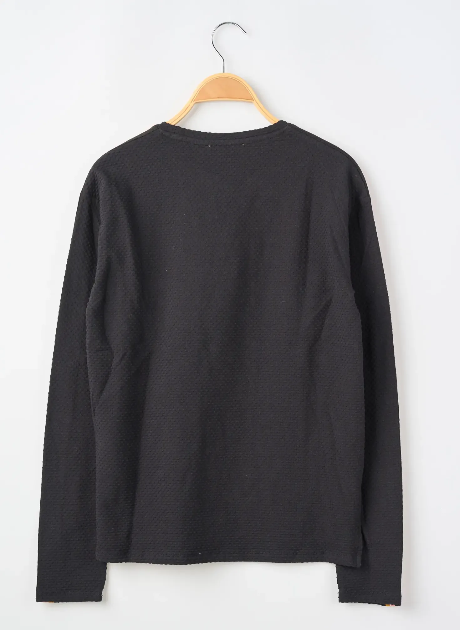 T-shirt Garcia Noir Manches Longues
