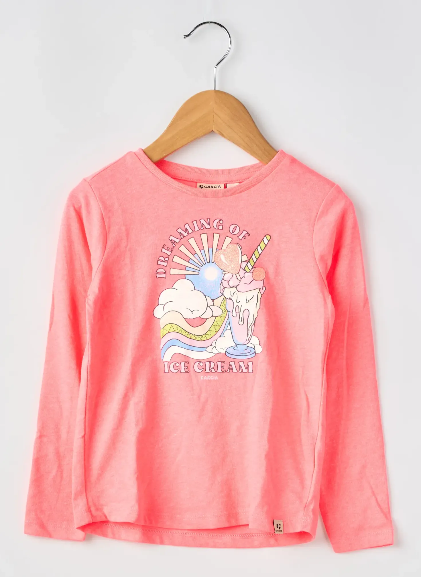 T-shirt Garcia Rose Manches Longues