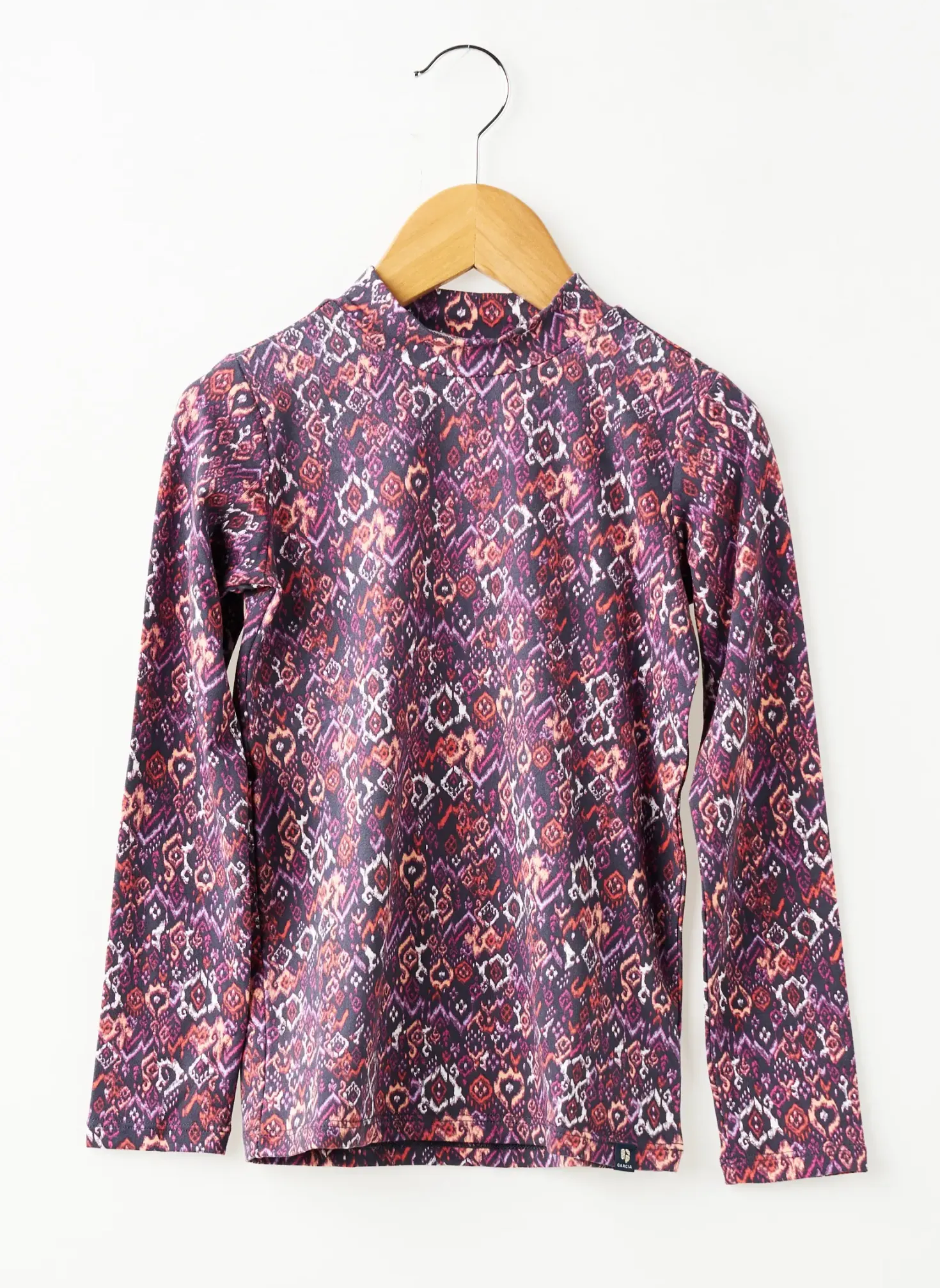 T-shirt Garcia Violet Manches Longues