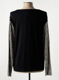 T-shirt Griffon Noir Manches Longues