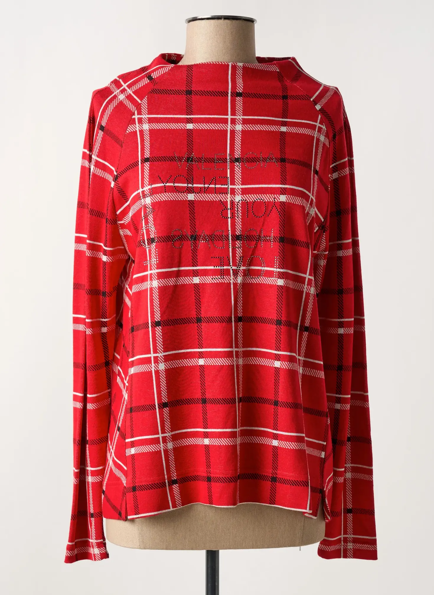 T-shirt Hajo Rouge Manches Longues