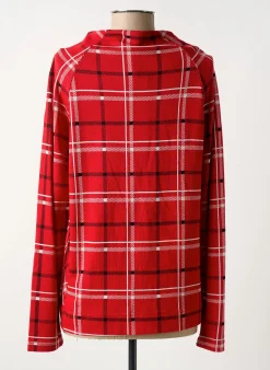 T-shirt Hajo Rouge Manches Longues