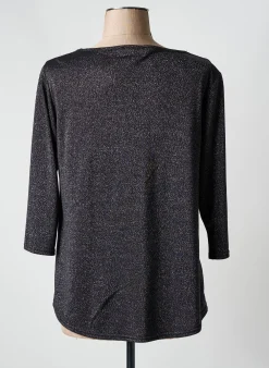 T-shirt Halogene Gris Manches 3/4
