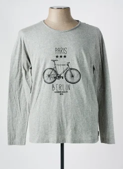 T-shirt Harris Wilson Gris Manches Longues