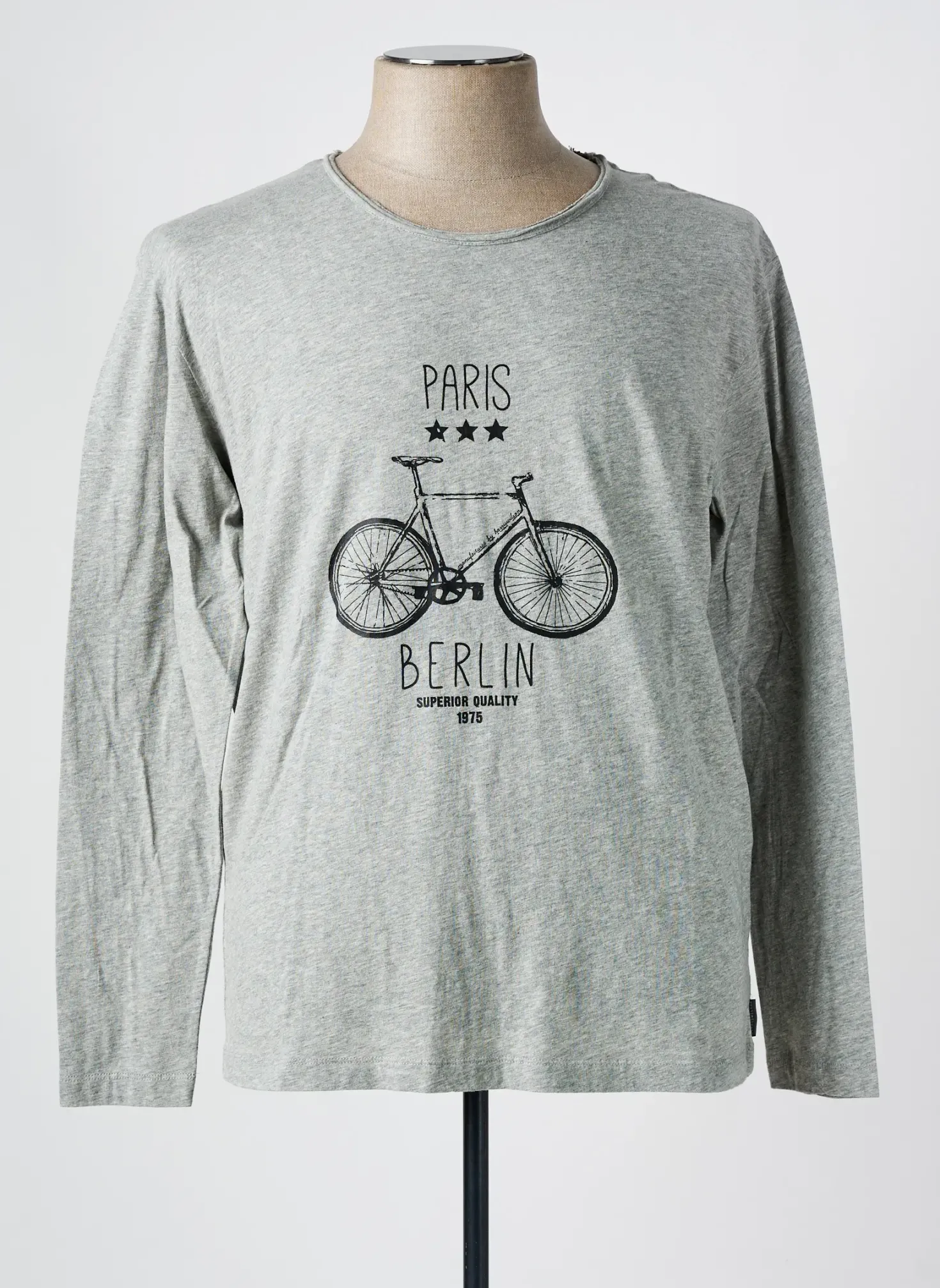 T-shirt Harris Wilson Gris Manches Longues