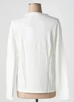 T-shirt Hartford Blanc Manches Longues
