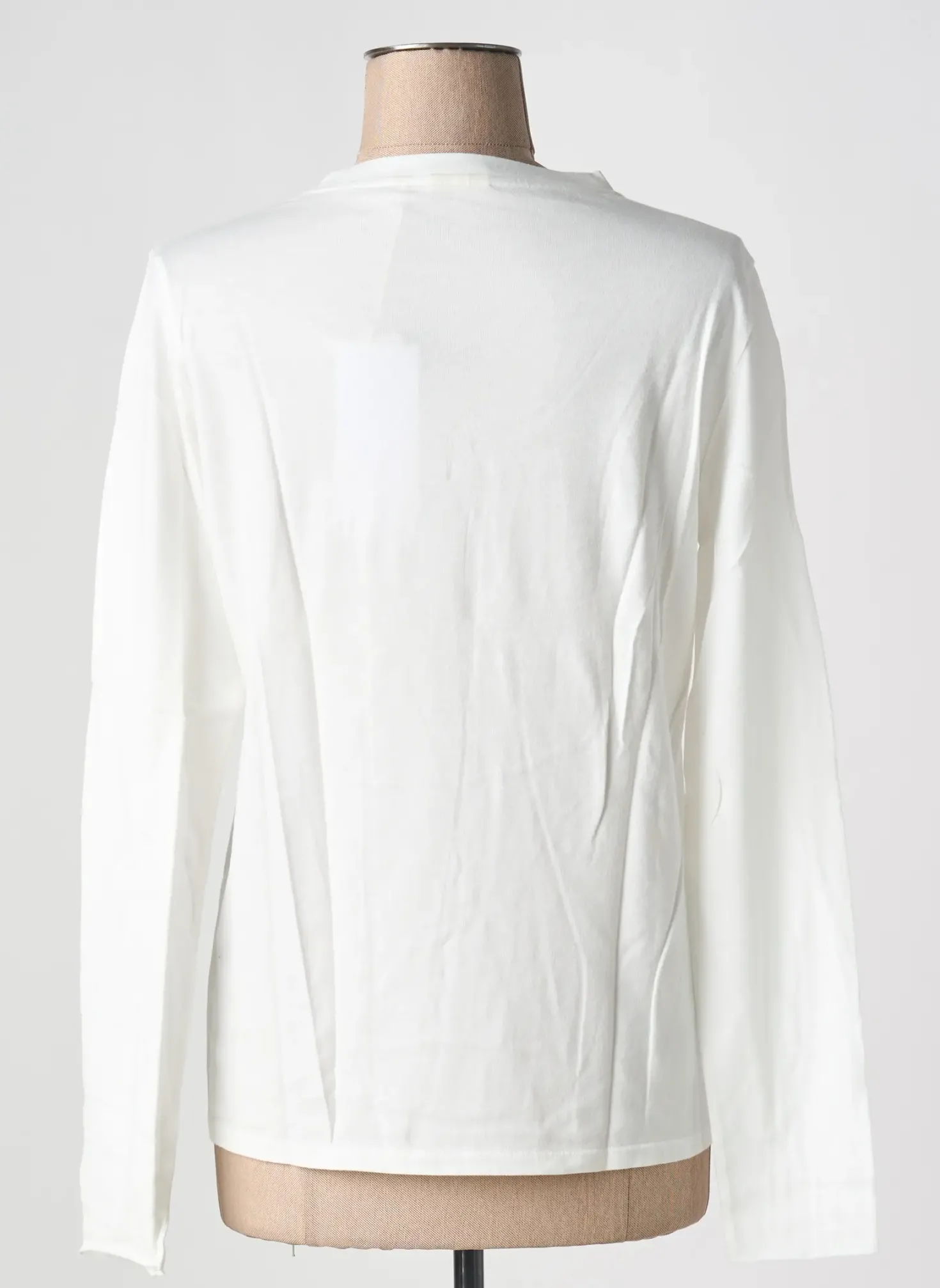 T-shirt Hartford Blanc Manches Longues