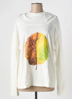 T-shirt High Blanc Manches Longues