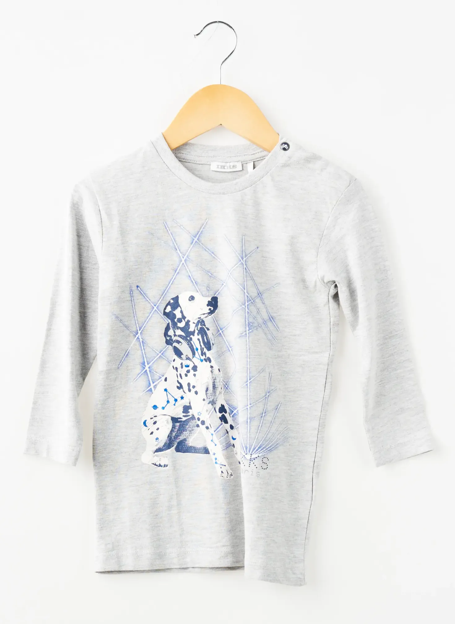 T-shirt Ikks Gris Manches Longues