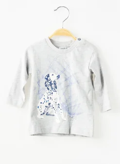 T-shirt Ikks Gris Manches Longues